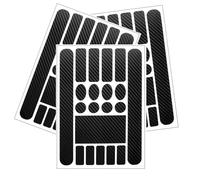Amacoam Pack of 3 Bicycle Frame Protection Carbon Stickers, Bicycle Protective Film, Bicycle Protection Paint Damage Frame Sticker, Frame Protection Film, Bicycle Protective Film for Bicycle, Mountain