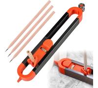 Amacoam Precise Contour Caliper, Duplicator Irregular Contour Gauge Contour Duplicator Replicator Contour Replicator, Profile Measuring Tools, Gift for Carpenter