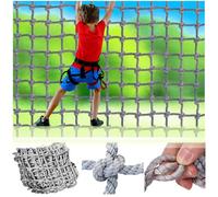 Amacthysh Kids Climbing Net Outdoor Polyamide Climbing Frame Net Rope Large Military Playground Rope Netting Safety Protection Nets for Jungle Gym Backyard Treehouse,29.5 * 29.5ft/900 * 900cm