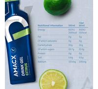 Amacx 60lm Energy Gel Citrus One Size Blue