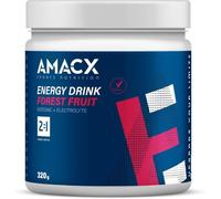 AMACX Energy Drink Powder for Endurance Athletes, Isotonic Sports Drink Powder + Electrolytes - 320g - Electrolytes, Glucose and Fructose, Iso Drink without Artificial Additives (FOREST FRUITS)