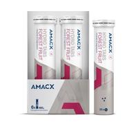 Amacx Hydro Tabs - Hydration Electrolytes Tablets - 20 Effervescent Rehydration Tablets - Zero Sugar - 4g Per Hydration Tablet - Pack of 6 Tubes