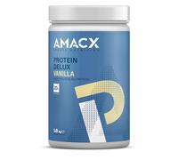 AMACX Protein Deluxe - 1kg Protein Shake - Whey Protein with Whey Isolate Protein Powder for Muscle Building - High Protein Shake - Recovery Drink, Ultrafiltered for Sensitive Stomachs - Vanilla
