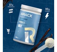 Amacx Revocery Energy Drink Powder Vanilla 800g One Size Blue