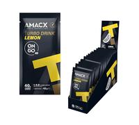 Amacx Turbo Drink On-The-Go Sachets - 40g Of Carbohydrates, Electrolytes, 12 x 42g (Lemon)