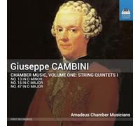 Amadeus Chamber Musicians - Giuseppe Cambini: Chamber Music, Vol. 1 - String Quintets I