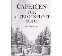 AMADEUS QUANTZ J. - CAPRICEN - FLUTE A BEC ALTO SOLO Classical sheets Recorder