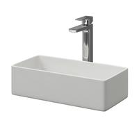 Amadora Rectangular Countertop Basin | Matt White | Ceramic | 460mm x 230mm