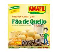 Amafil Cheese Bread Mix - Mistura para Pao de queijo - Mezcla para pan de queso Gluten Free - Fast and Easy to Bake 500 grams | Gluten Free