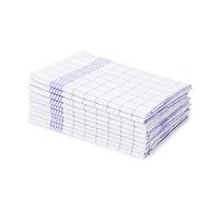 Amago - 100 Percent Cotton Tea Towels (Pack of 10), 50 x 70 cm - Blue