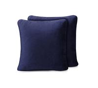 Amago - Cushion Cover Set of 2, Cashmere Feeling, 50 x 50 cm - Navy