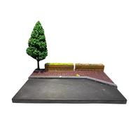 Amagogo 1/64 Scale Miniature Scene Model Model Train Scenery Accessory, Background Display Backdrop for Toy Vehicle Action Figures