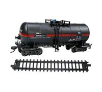 Amagogo 1:75 Train Accessories Model Simulation Toy Railway Train Set Miniature Carriage for Birthday, Black