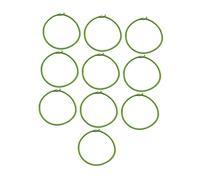Amagogo 10x Trampoline Elastic Rope High Jump Bungee Cord Replacement 8mm Bungee Rope for Indoor Trampoline, Tent Fitness Trampoline, Green