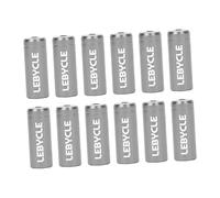 Amagogo 12Pcs Bike Shifter Cable End Cap Cable End Crimps 4mm Portable Riders Replaces Easy to Install Bike Shifter Wire Housing, Titanium