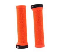 Amagogo 2 Handlebar Grips with Locking Mechanism, Soft Handlebar Wrap, Easy to Mount, Portable Grips for The Beach, Orange