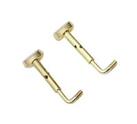Amagogo 2 Pieces 4/4 Violin Chin Rest Clamp Screws Replacement Split Hook Professional, Gold