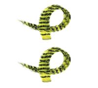 Amagogo 2 Pieces Colored Hair Extensions,Hair Accessories,for Girls, Highlights Hairpiece for Halloween Cosplay Dress up New Year, yellow