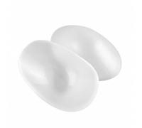Amagogo 2 Pieces Cushioned Shoulder Inserts, 120 G Thickened Silicone Shoulder Pads, Loose Packaging, Transparent