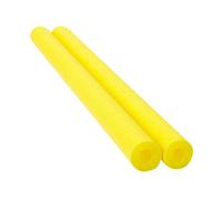 Amagogo 2 Pieces Floating Pool Noodles Foam Tubes Multipurpose Reusable 150 cm Swim Noodles for Summer Exercise Party, Yellow