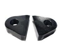 Amagogo 2 Pieces Weld on Shackle Clevis Mount, Easy to Install, Heavy Duty Steel for