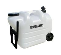 Amagogo 28L Water Container with Tap Portable PE Water Bucket Water Storage Carrier Jug Square Water Bucket Water Barrel Water Tank with Wheels for Camping Hiking Fishing Outdoor Self-Driving Tour