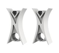 Amagogo 2Pcs Violin Bow Stopper Practice Easy to Use Instrument Accessories Sturdy Learning Violin Parts, light gray