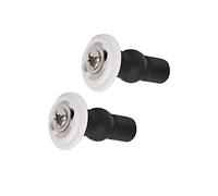 Amagogo 2Pcs WC Toilet Seat Hinge Universal Fixings Hole Easy Install