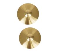 Amagogo 2x Drum Cymbals Practice Cymbal Replacement,Professional Traditional Percussion Instrument Accessories Crash Cymbals Alloy, Diameter 30cm