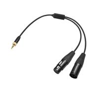 Amagogo 3.5 Mm TRS to The Cable-ACP-1/2 Lock Adapter Replacement Cable Part 3.5 Mm to The Trs Cable Adapter to Men's Female