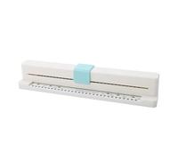 Amagogo 30 Hole Puncher Hand Push Practical Easy to Use Desktop 3 Sheets Capacity A4 Paper Puncher for Studio Scrapbook Sturdy Room