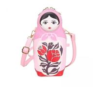 Amagogo 3X Nesting Doll Crossbody Bag Casual Shoulder Bag Adjustable Shoulder Strap Shoulder Bag Handbag for Gym Hiking Riding Riding