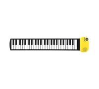 Amagogo 49 Key Roll up Piano,Hand Roll Piano Keyboard,Portable Foldable Upgrade PracticeMusical Instrument for Children Beginners, yellow