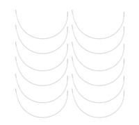 Amagogo 6 Pieces Bra Underwire Underwear Rims Supporters Cup Accessory Stainless Steel Bra under Wires for Undergarment DIY Bralettes, 16.7cm 28cm