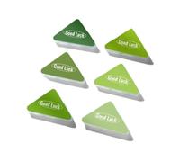 Amagogo 6 Triangular Paper Clips for Corner Protection - Practical Paper Clips to Protect The Corners of Stationery, Office and School Items, Green