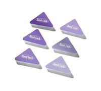 Amagogo 6 Triangular Paper Clips for Corner Protection - Practical Paper Clips to Protect The Corners of Stationery, Office and School Items, Violet