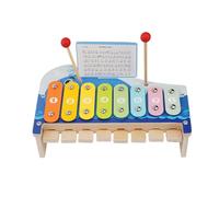 Amagogo 8 Tone Xylophone Hand Knock Piano Skill Percussion Instrument with Mallets for Outside, Concert, Live Performance