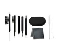 Amagogo 9X Hear Devices Cleaning Kit Accessories Amplifier Cleaner Brushes Portable with Compact Case Cleaning Cloth for Amplifiers