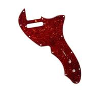 Amagogo Acoustic Guitar Pickguard, Musical Instrument Part Replaces, Universal Classical Guitar Pick Guard Scratch Plate, Dark Red