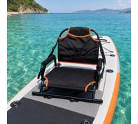 Amagogo Adjustable Kayak Stand-up paddleboards Seat Supportive Kayak Seat with Backrest and Armrests Breathable for Recreational Paddlers, on the Water, Orange