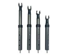 Amagogo Adjustable Support Rod Folding Cart Table Legs Wagon Table Support Poles Extendable Iron Build Four Height Settings M8 Screw Easy Attachment Compact, M6