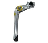 Amagogo Aluminum Alloy Quill Stem Quill Stem Adjustable Extension Easily Install Premium Gooseneck Adjustable Bike, Silver