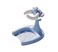 Amagogo Baby Shower Stand, Baby Bathing Aid, Bath Table, Soft Baby Standing Bath, Infant Washing Support, Blue