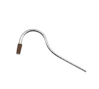 Amagogo Bassoon Tube S Type Connector Copper Silver Polished Finish Wind Instrument Part Replacement Accessory Suitable for Home Practice Warm Up Band Rehearsal Concert, Long S-tube 21.5cm