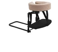 Amagogo Bed Massage Head Holder Adjustable Sturdy Professional Memory Foam Face Cradle Face Down Pillow for Beauty Bed Home Office, Skin Color with Tray