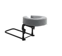 Amagogo Bed Massage Head Holder Adjustable Sturdy Professional Memory Foam Face Cradle Face Down Pillow for Beauty Bed Home Office, Light Gray