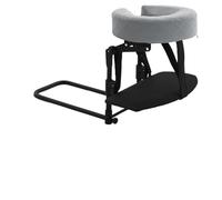 Amagogo Bed Massage Head Holder Adjustable Sturdy Professional Memory Foam Face Cradle Face Down Pillow for Beauty Bed Home Office, Light Gray with Tray