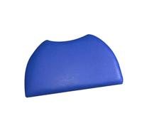Amagogo Bedside Commode Chair Backrest Toilet Seat Leather Backrest Accessory Waterproof PU Leather Sponge Back Pad for Handicapped, Blue