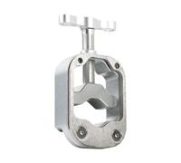 Amagogo Bike Saw Guide Bike Front Fork Tube Cutter Hack Saw Guide Sturdy Portable Seatpost Cutting Tool for Mountain Bikes, Silver