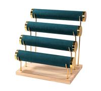 Amagogo Bracelet Holder Bracelet Displays, Storage Scrunchie Bangle Display Stand, Jewelry Organizer for Women Men Girl Cabinet, Green